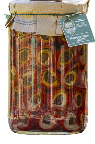 Frantoio Sant'Agata Stuffed cherry peppers with anchovies 1.5l