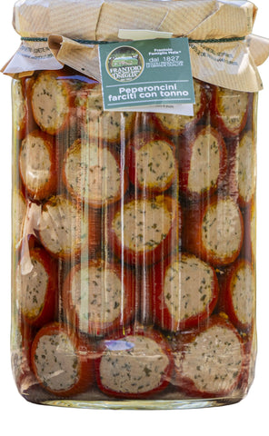 Frantoio Sant'Agata Cherry peppers stuffed with tuna 1.5l