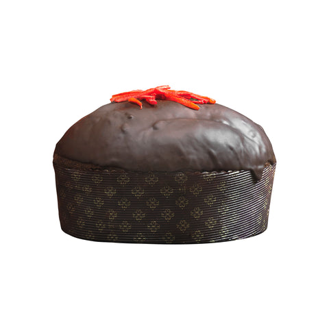 Fratelli Sicilia Etna dark panettone with 72% extra dark chocolate and blood orange cream filling