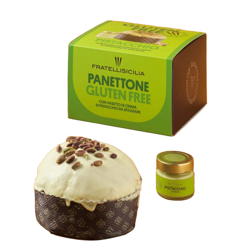 Fratelli Sicilia Pistachio panettone with pistachio cream - Gluten free