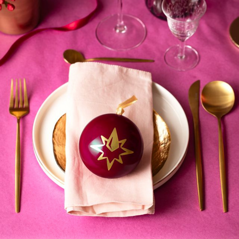 Domori christmas ball red 60g