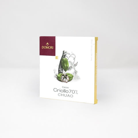 Domori Chocolate bar: Criollo Chuao cocoa 70% 50g