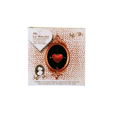 La Molina Love Dark Chocolate Bar with Pepper 40g