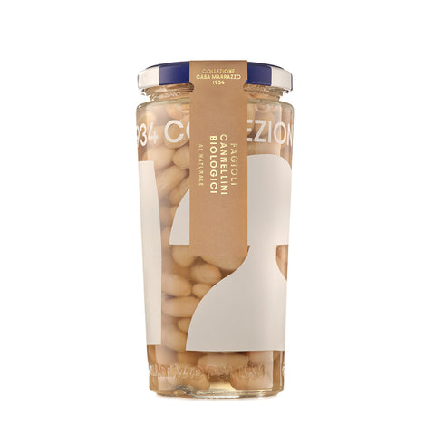 Marrazzo Organic Cannellini Beans in Water Salt-Free 300g
