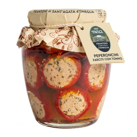Frantoio Sant'Agata Cherry peppers stuffed with tuna