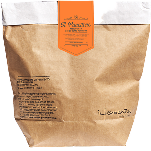 Infermentum Panettone apricot and dark chocolate 750g