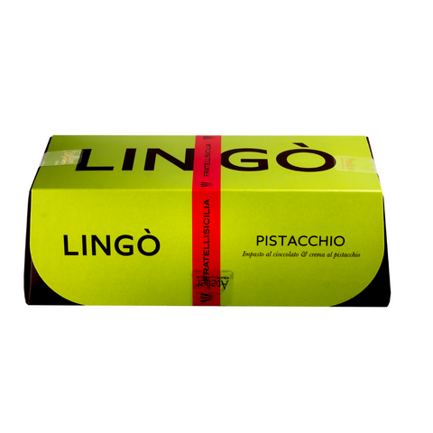 Fratelli Sicilia Lingò Dark Chocolate with pistachio cream 400g