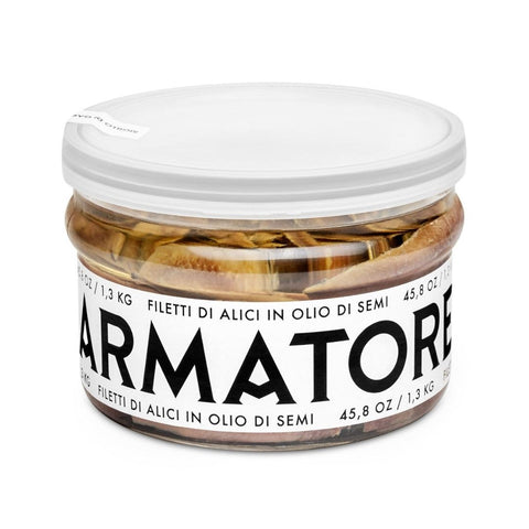 Armatore Anchovies Fillets in Sunflower Oil 1.3kg