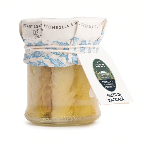 Frantoio Sant'Agata Oneglia Dried Salted Codfish in Olive Oil 150g
