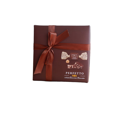 Antica Torroneria Piemontese Perfetto dark with hazelnuts 125gr