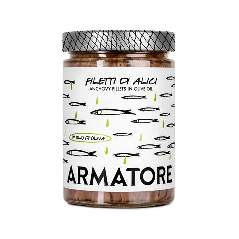 Armatore Anchovy Fillets in oil 585g