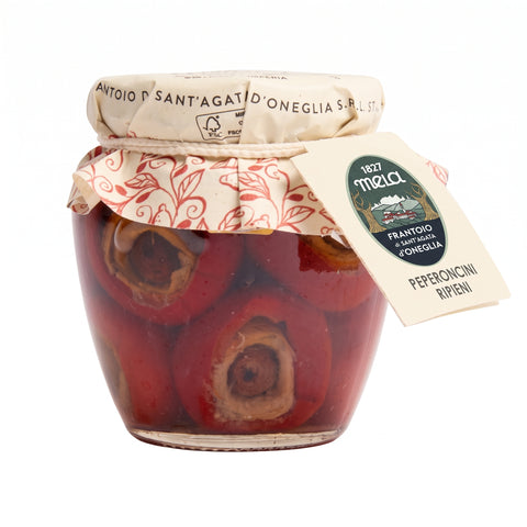 Frantoio Sant'Agata Stuffed cherry peppers with anchovies 180g