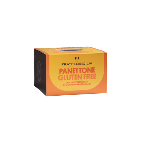 Fratelli Sicilia Gluten-Free Mandarin Panettone 500gr with Spreadable Cream 125gr