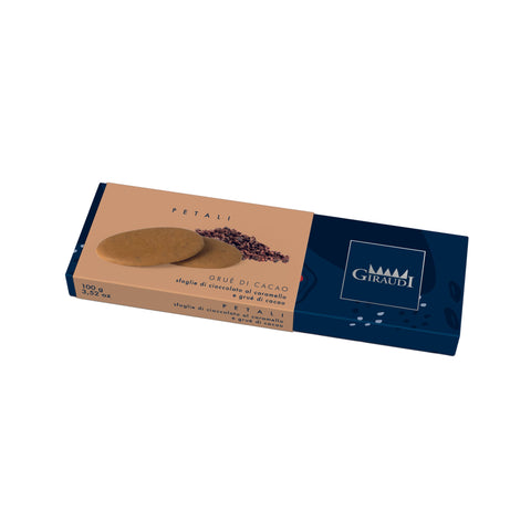 Giraudi caramel chocolate with crunchy cocoa petals box