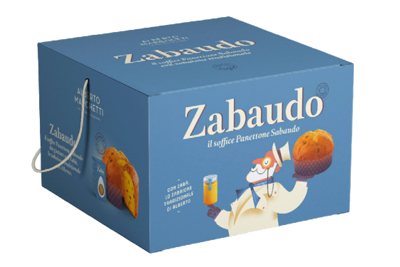 Alberto Marchetti Zabaudo panettone with zabà 750g+200g