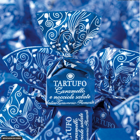 Antica Torroneria Piemontese caramel and salted hazelnuts truffles 160g