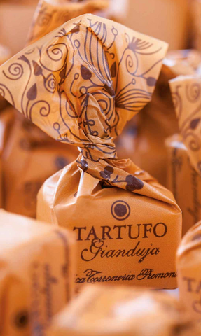 Antica Torroneria Piemontese gianduja truffles orange box 125g