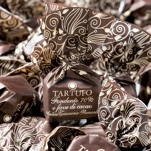 Antica Torroneria Piemontese truffles dark chocolate 70% and cocoa beans 160g