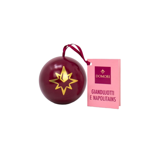 Domori christmas ball red 60g