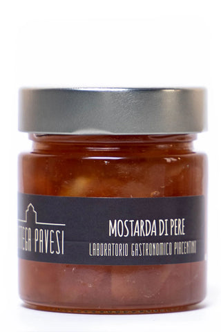 Bottega Pavesi Pear Mustard Jar 300g