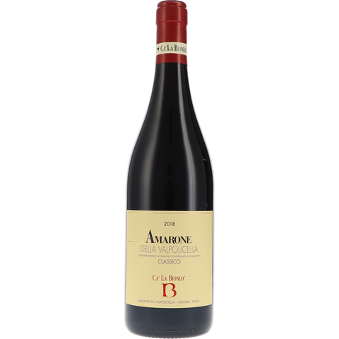 Ca La Bionda Amarone Valpolicella Classico 2018 750 ml
