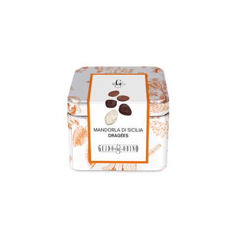 Guido Gobino Chocolate Covered Almonds Tin 120g