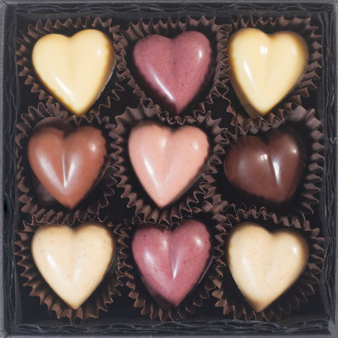Guido Gobino Chocolate Hearts Box 70g