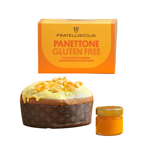 Fratelli Sicilia Mandarin panettone with mandarin cream - Gluten free