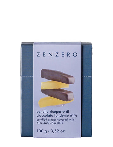 Giraudi dark chocolate with ginger canded 100g