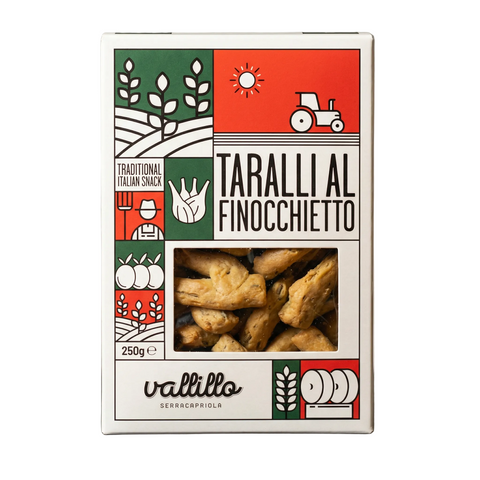 Vallillo Taralli al Finocchietto 250g