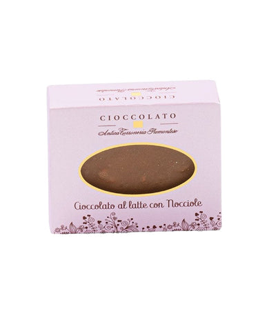 Antica Torroneria Piemontese torrone chocolate 40g single chocolate bar - milk chocolate with hazelnuts