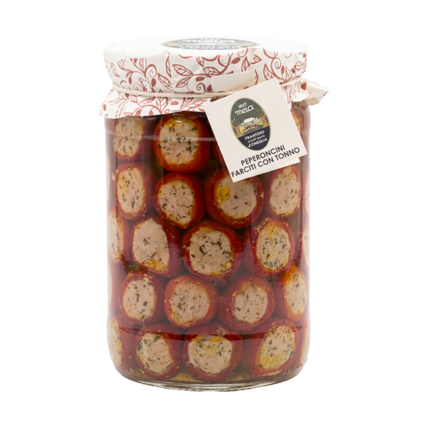 Frantoio Sant'Agata Cherry peppers stuffed with tuna 1.5kg