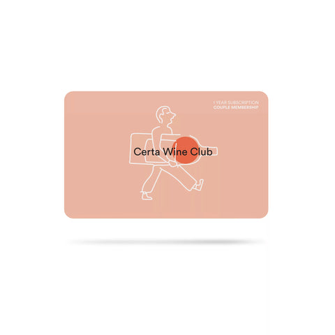 Certa Wine Club Couple Membership - 1 Year Subscription