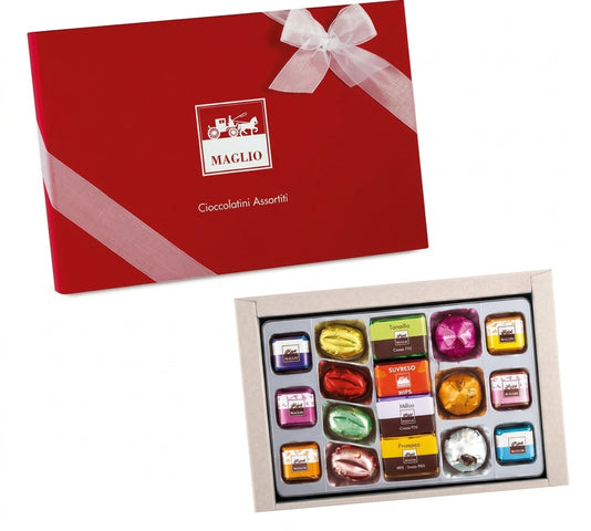 Maglio Red Winter Gift Box Assorted Chocolate 150g