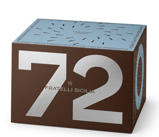 Fratelli Sicilia Premium Dark Chocolate Panettone 72 Hours 1kg