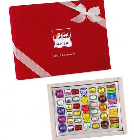 Maglio Red Winter Gift Box Assorted Chocolate 400g