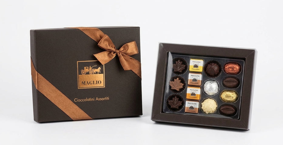 Maglio Fiandra Noir Assorted Chocolate & Praline 130g